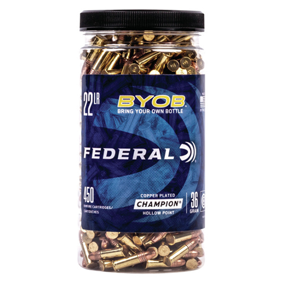 FED 22LR BYOB BUCKET 450RD 36GR CPHP 450/8 - Ammunition